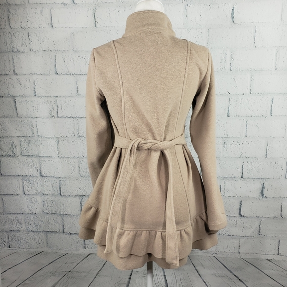 Eiuissa - Tan zipper up trench coat - Picture 7 of 8